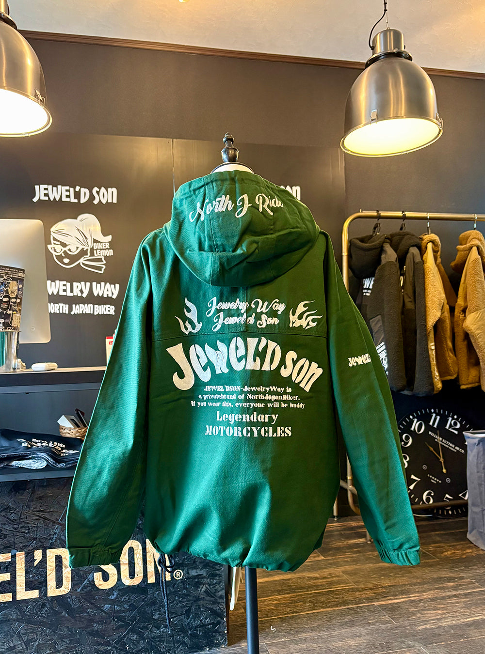 アノラックパーカー（コットン） Green 3着限定