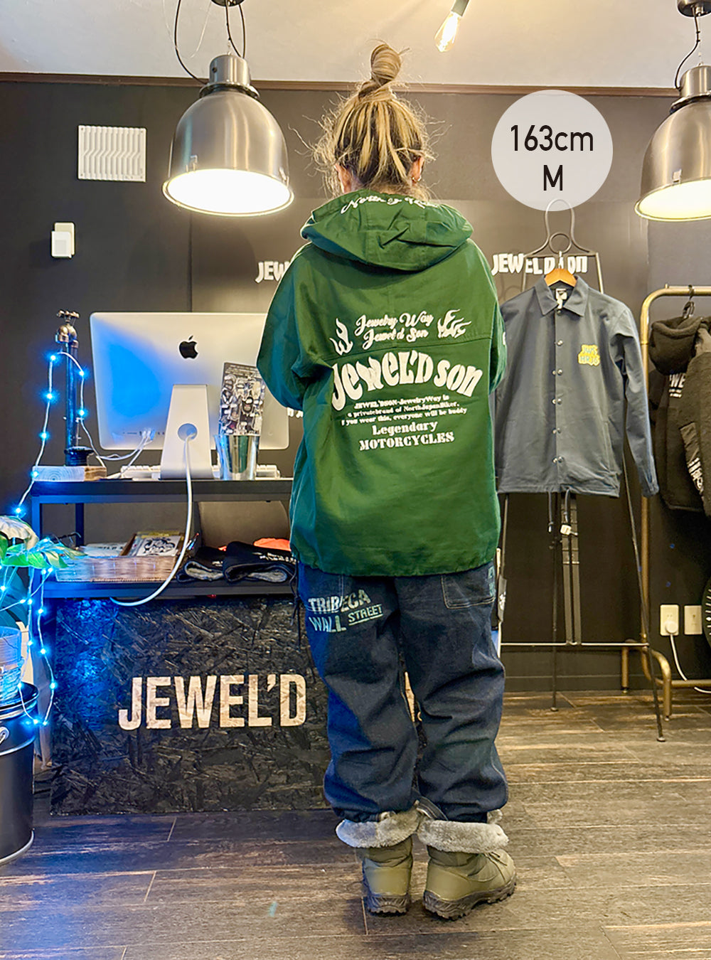 アノラックパーカー（コットン） Green 3着限定