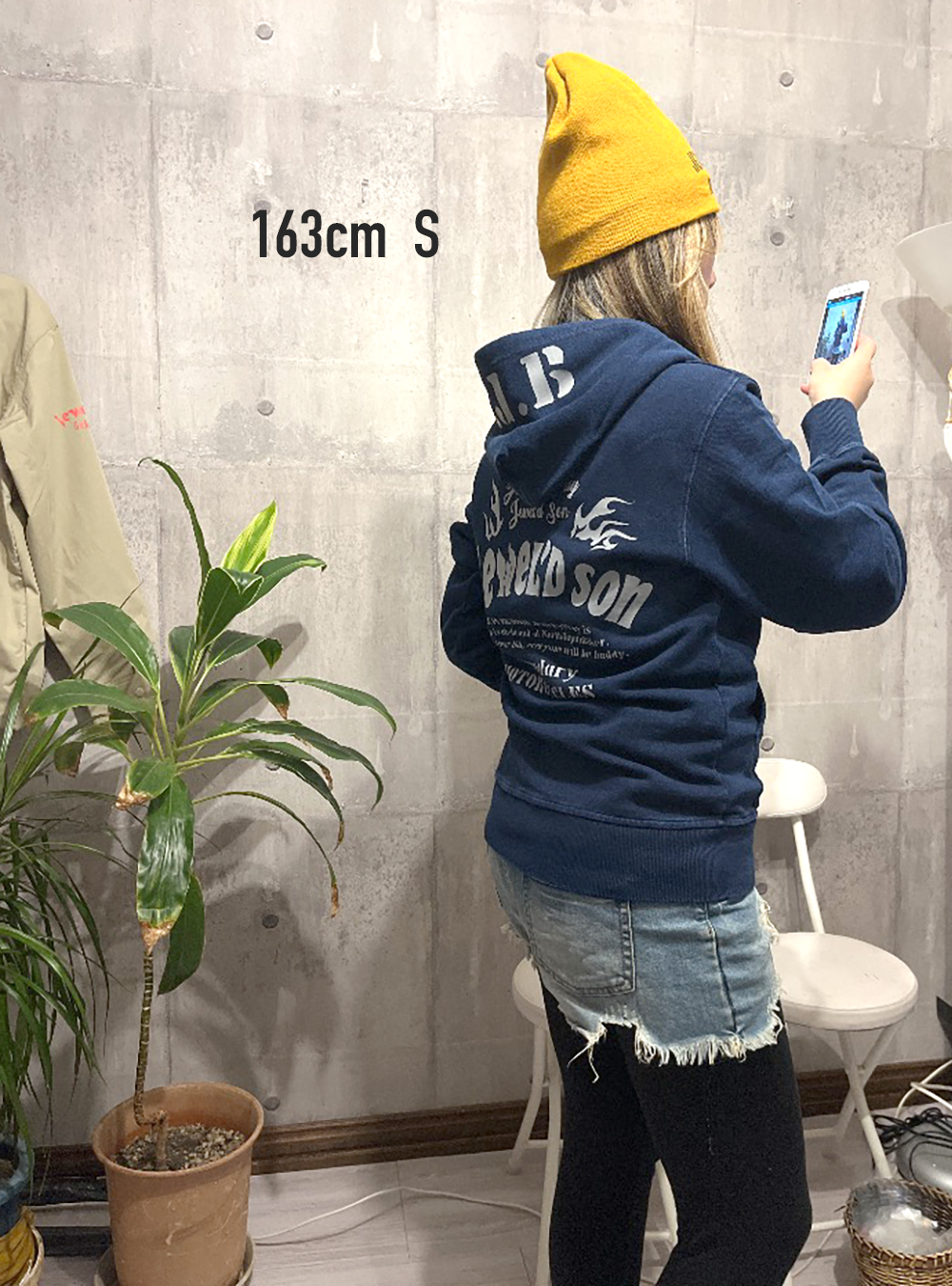 デニムパーカー【Fire Design】Sサイズ 4着、XL1着　在庫わずか！