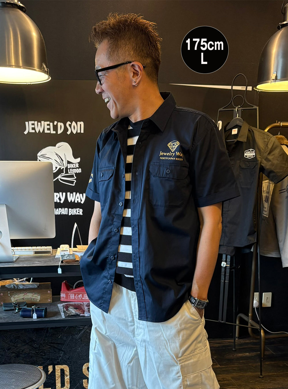 ワークシャツ 半袖【Wing_adventure】