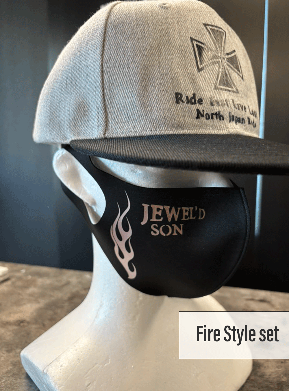 Fireマスク 【Fire Style set】（ファイヤ柄メイン）