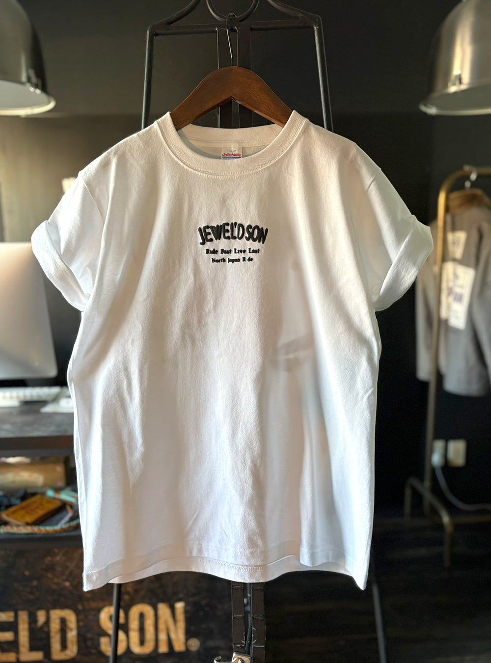 レモンライダー 3Dパフ白Tシャツ