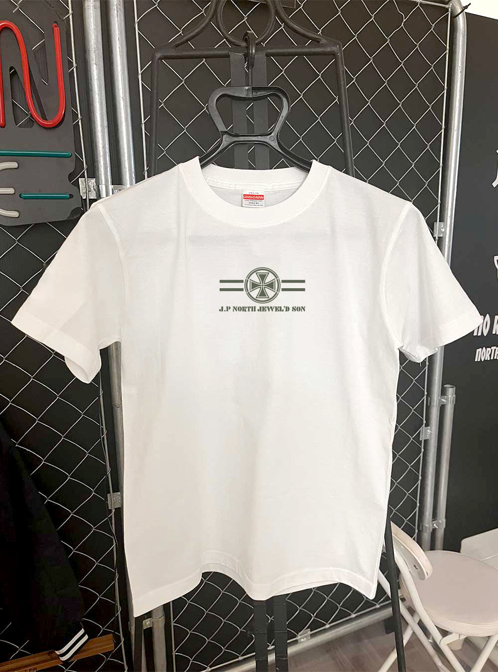 Simple Text Tシャツ（白）
